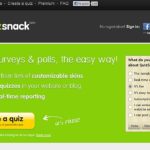 Crea encuestas para tu blog con QuizSnack