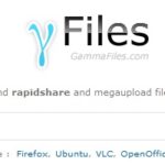 GammaFiles, buscar archivos en Rapidshare y Megaupload