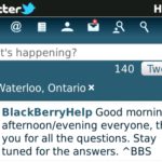 Novedades en la aplicación de Twitter para Blackberry