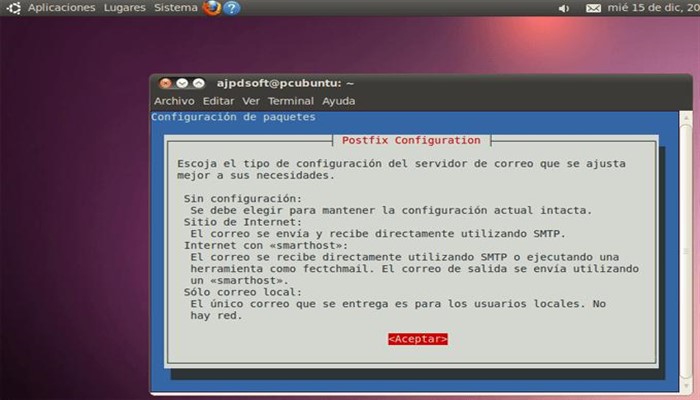 Instalar Postfix en Linux