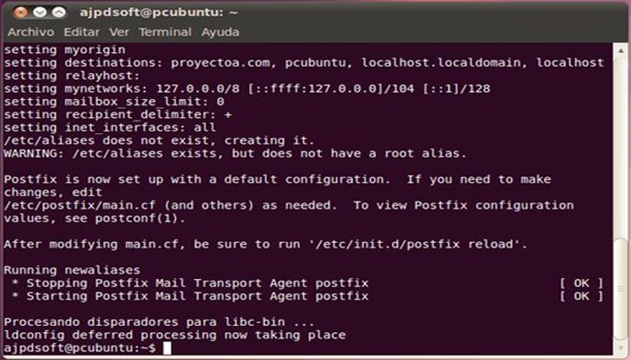 Instalar Postfix en Linux4