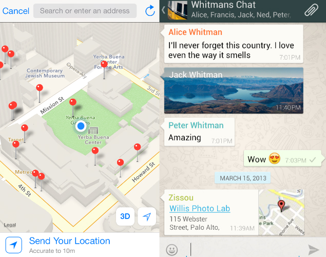 Qué es WhatsApp y tu ubicacion